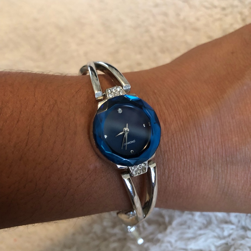 Woman’s analog wrist watch